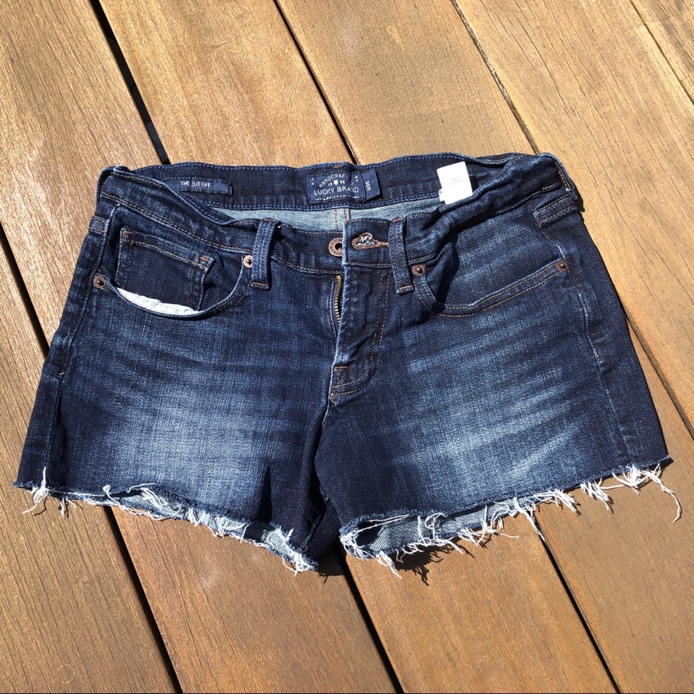Lucky Brand Dark Blue Jean Shorts